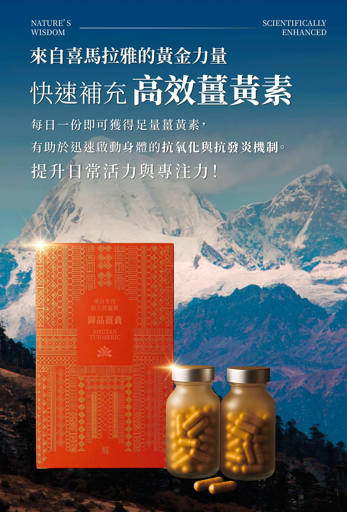 寶芮詩 不丹高濃度薑黃膠囊
